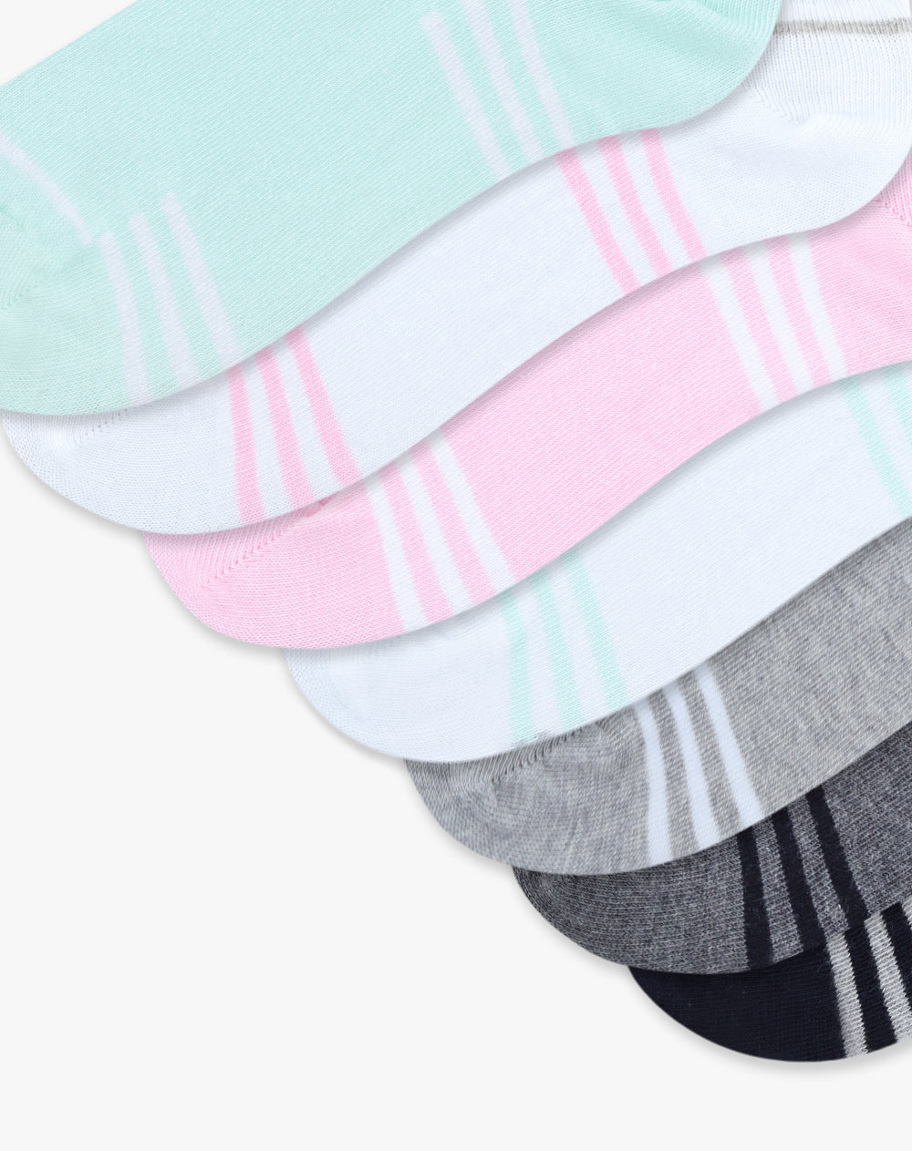 7 pares de medias tobilleras surtido