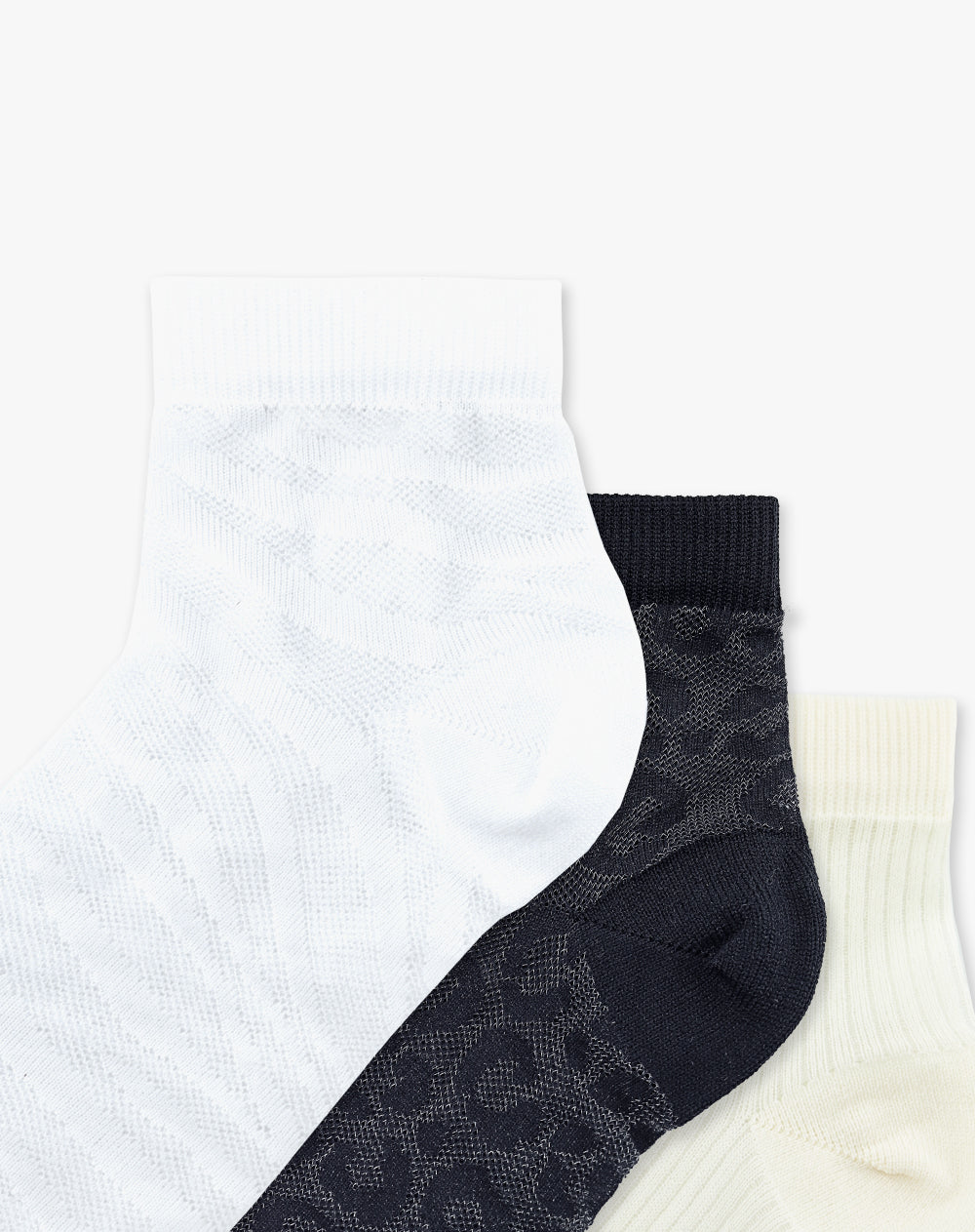 3 pares de medias cortas surtido