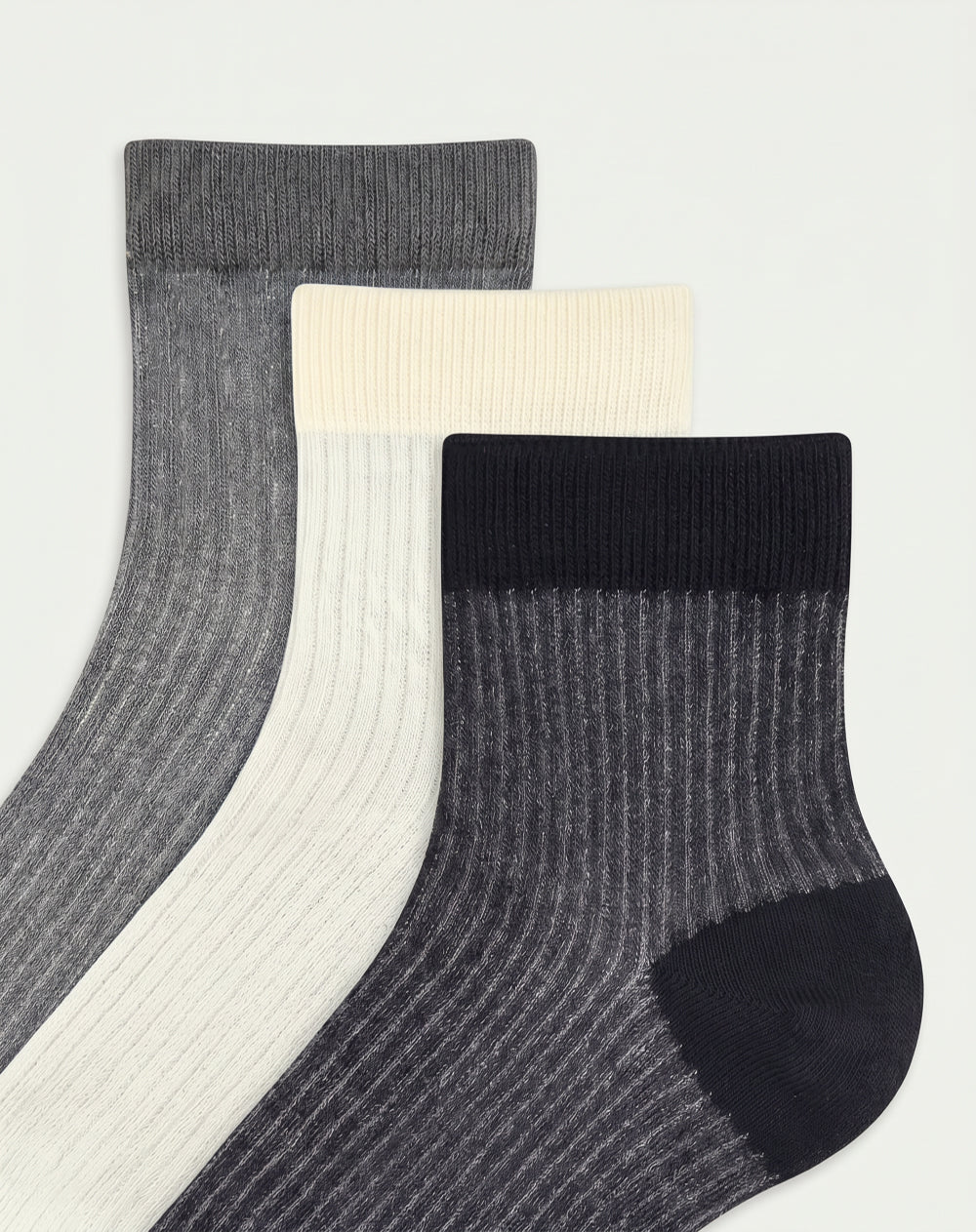 3 pares de medias cortas surtido mujer