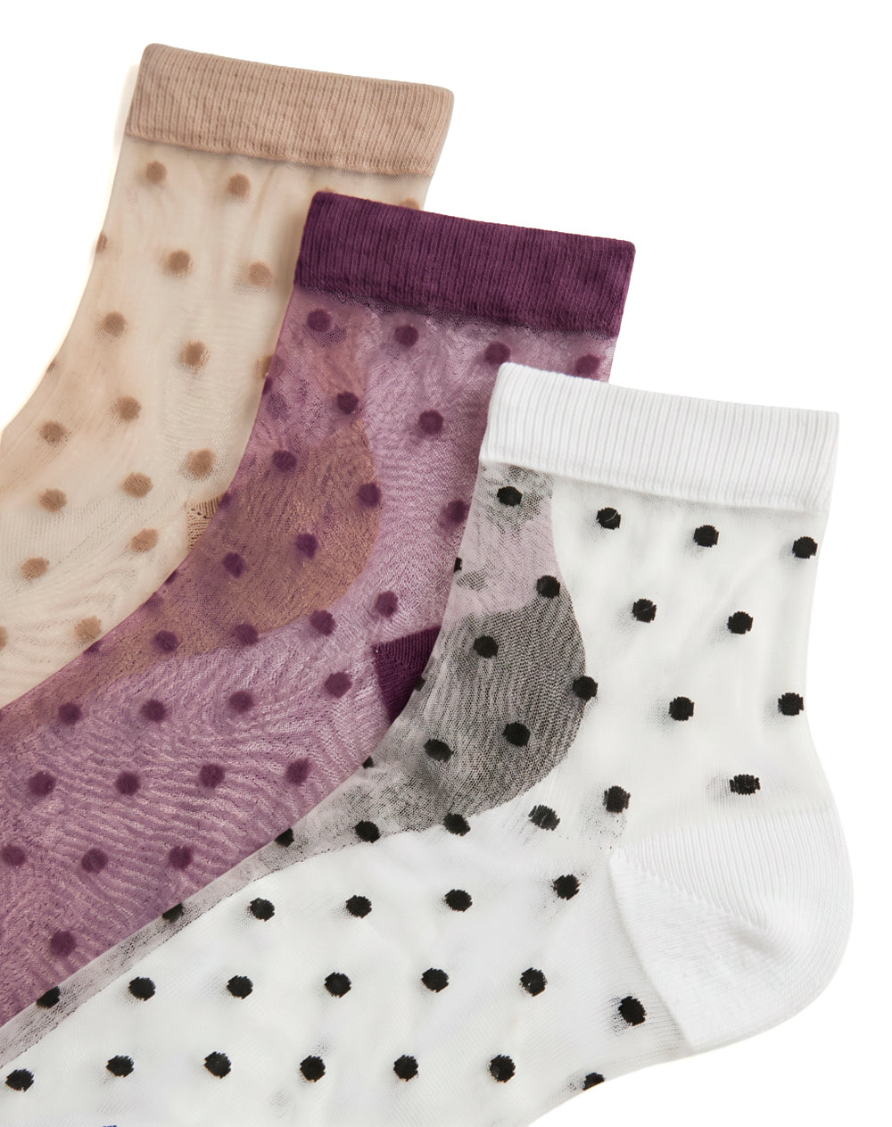 3 pares de medias cortas surtido