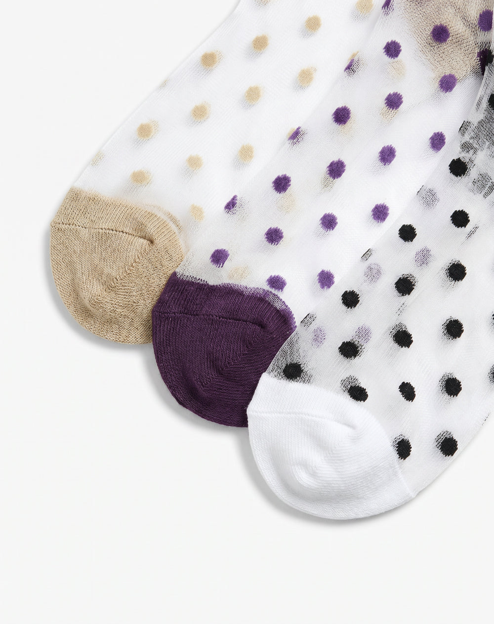 3 pares de medias cortas surtido mujer