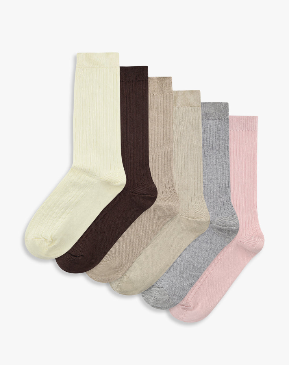 Medias mujer largas pack x5 surtido