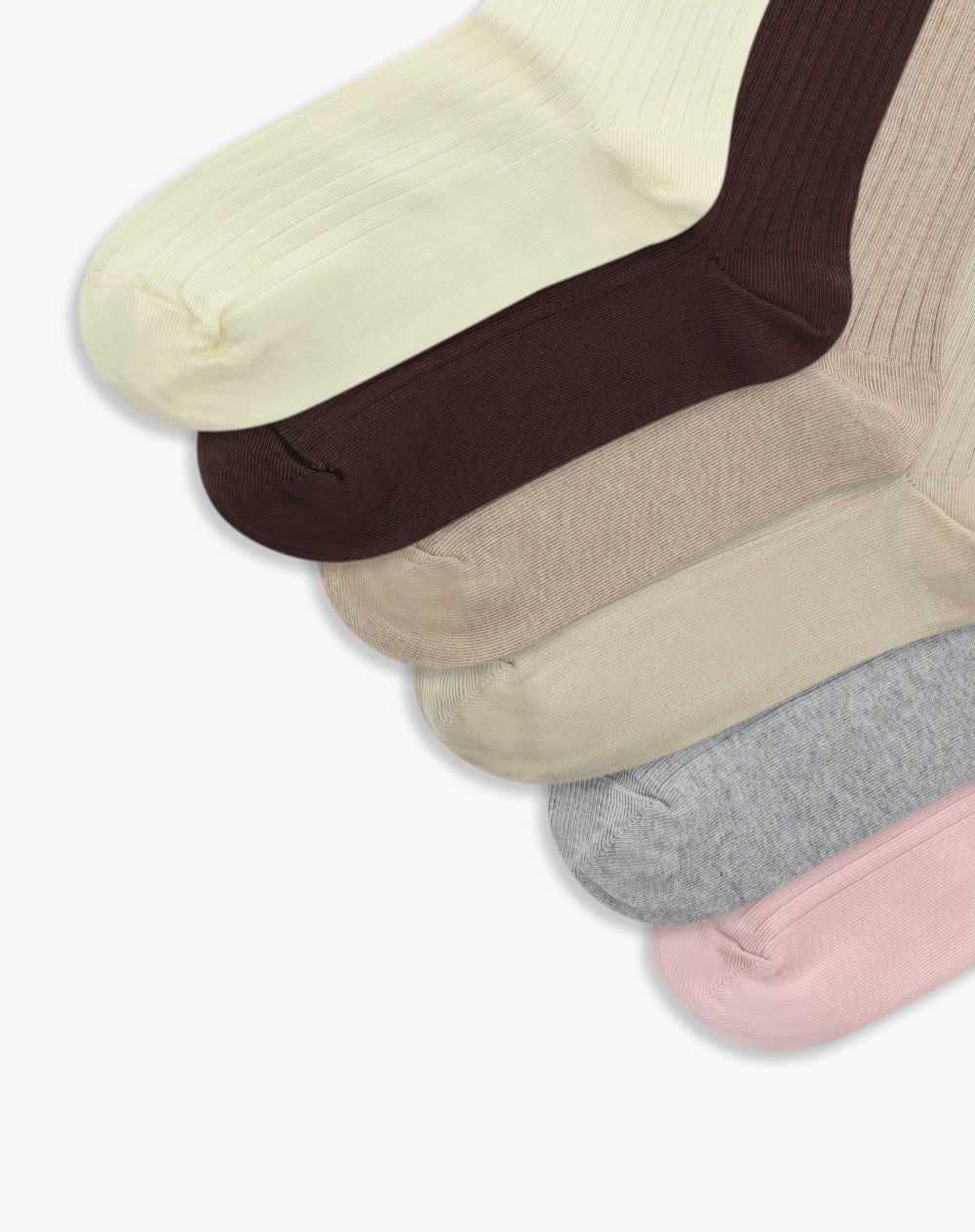 Medias mujer largas pack x5 surtido