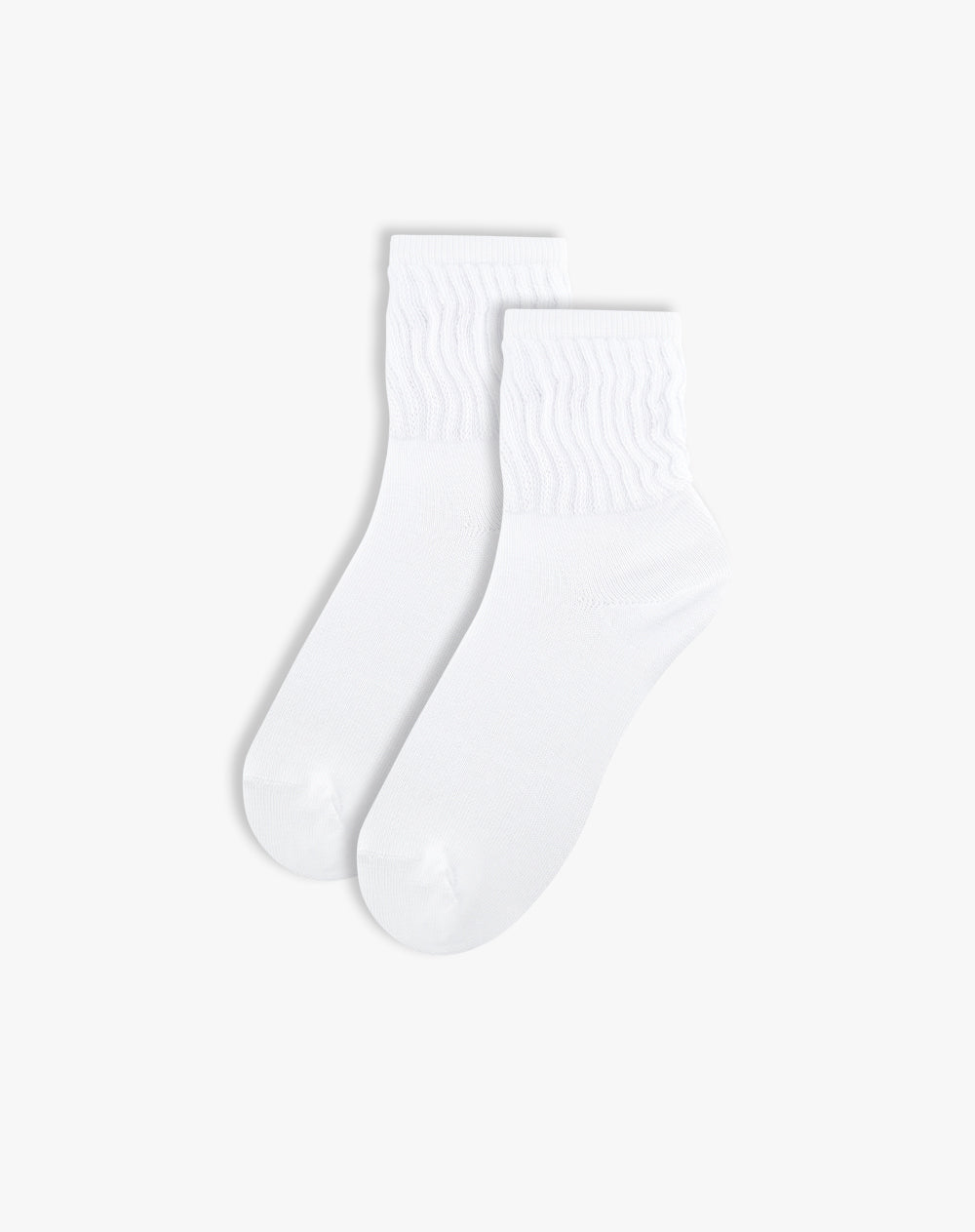 Medias mujer largas pack x2 blancas