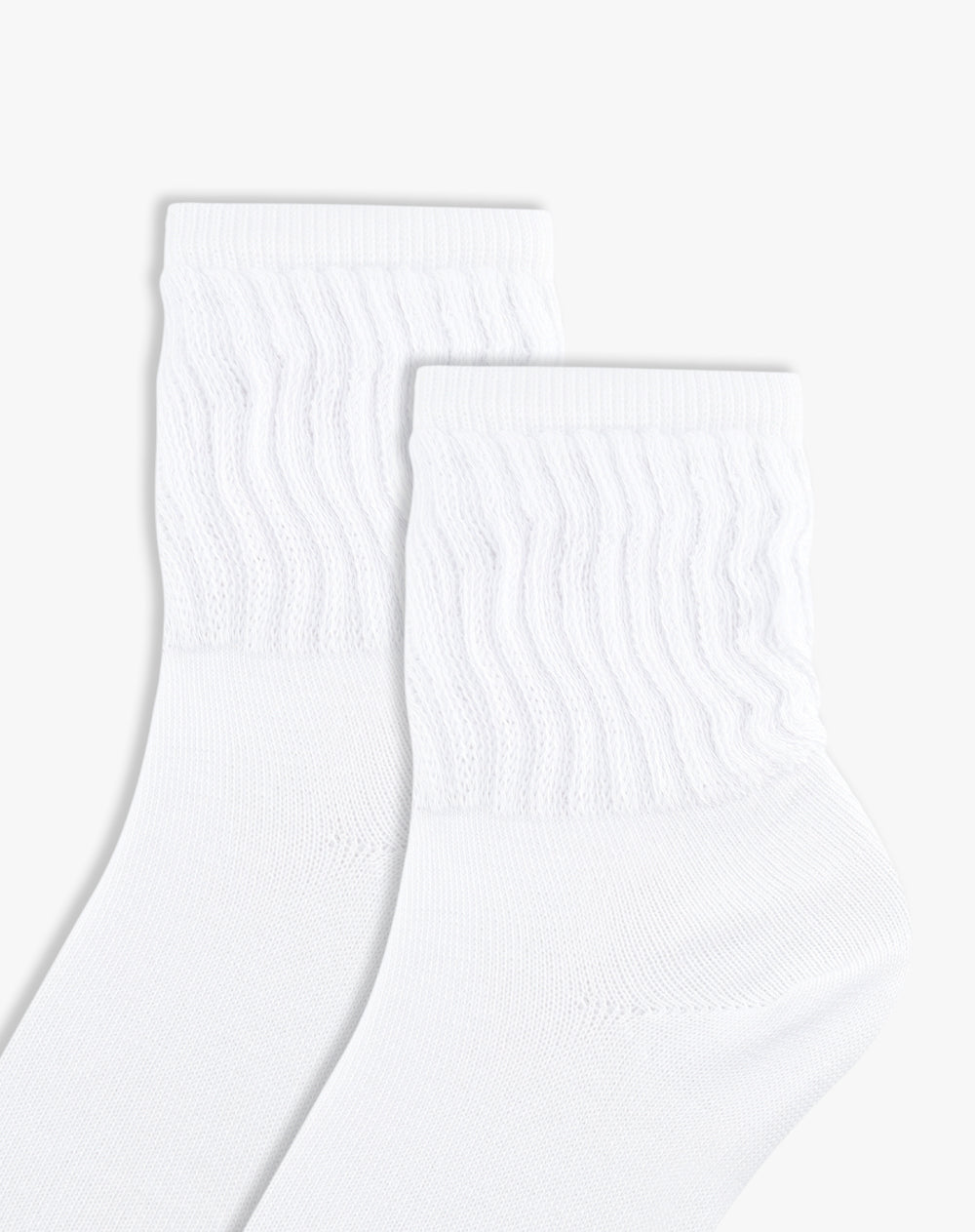 Medias mujer largas pack x2 blancas