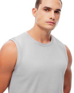 Camiseta esqueleto deportivo hombre secado rápido gris