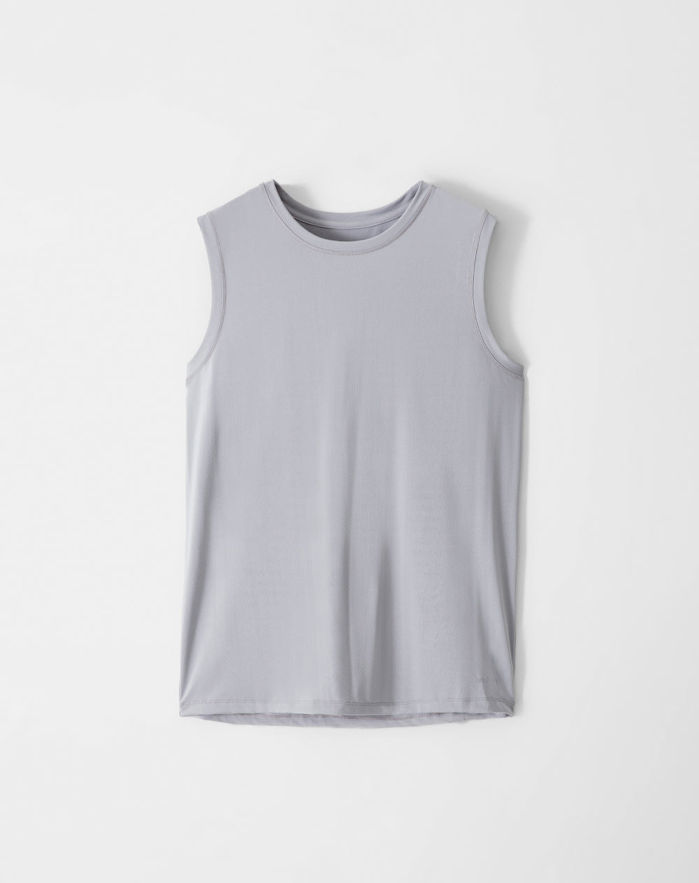 Camisilla deportiva antibacterial gris hombre