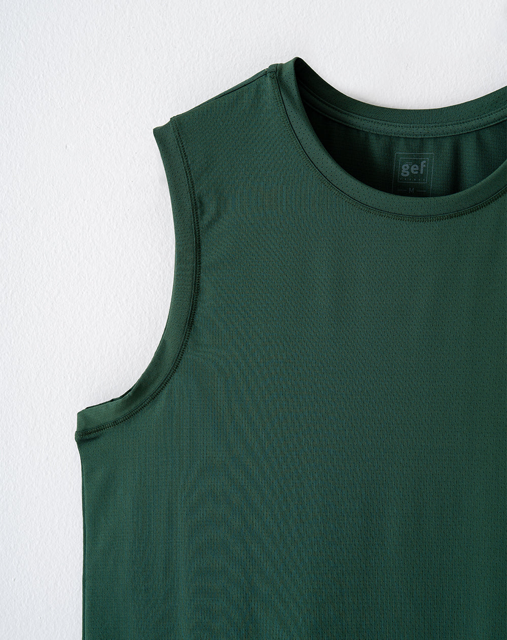 Camiseta regular verde hombre