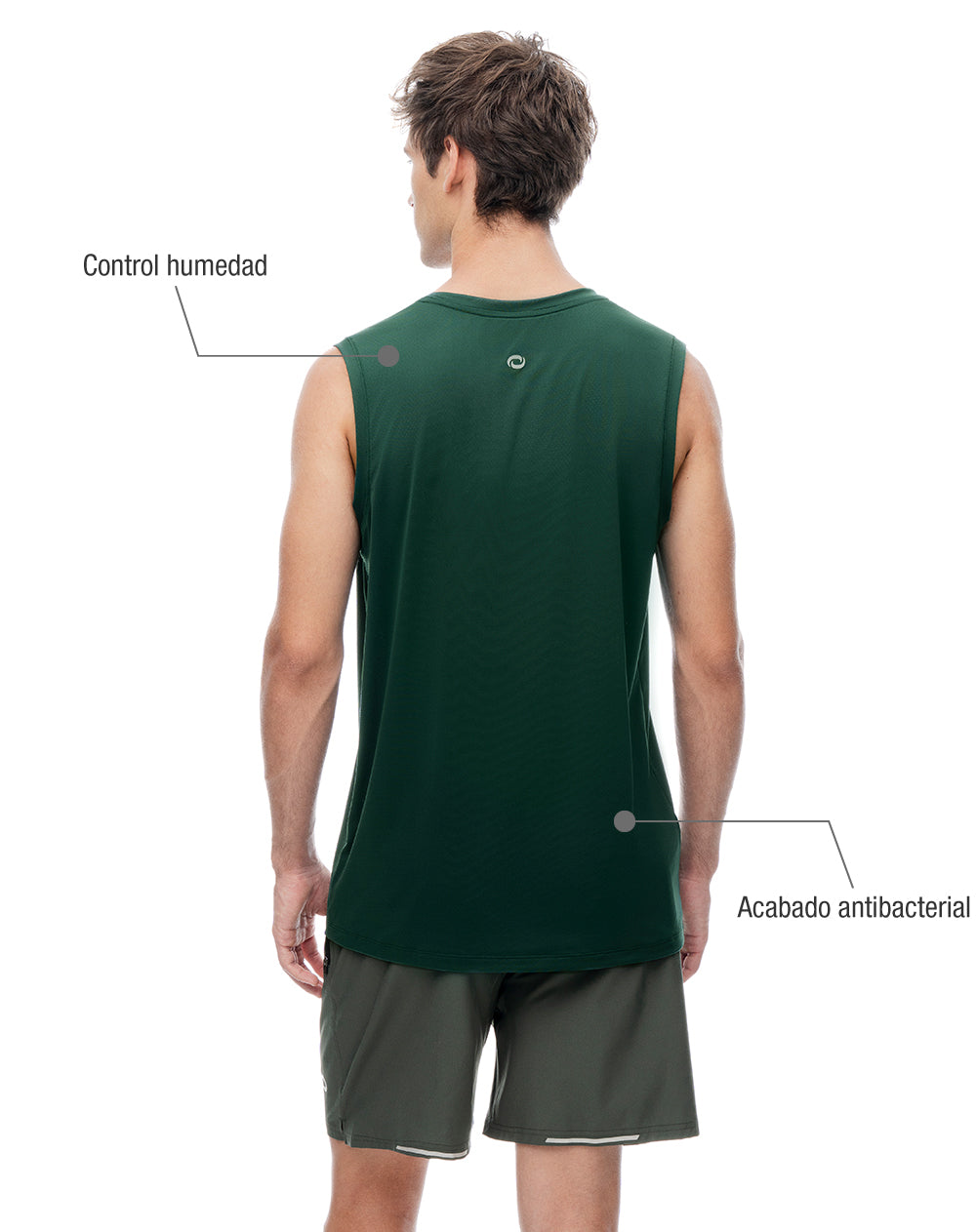 Camisilla + pantaloneta deportiva hombre