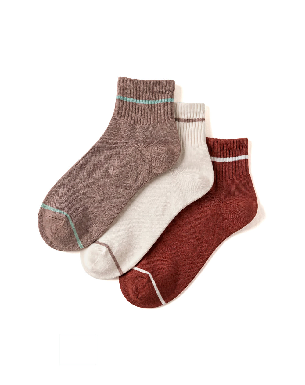 3 pares de medias tobilleras surtido