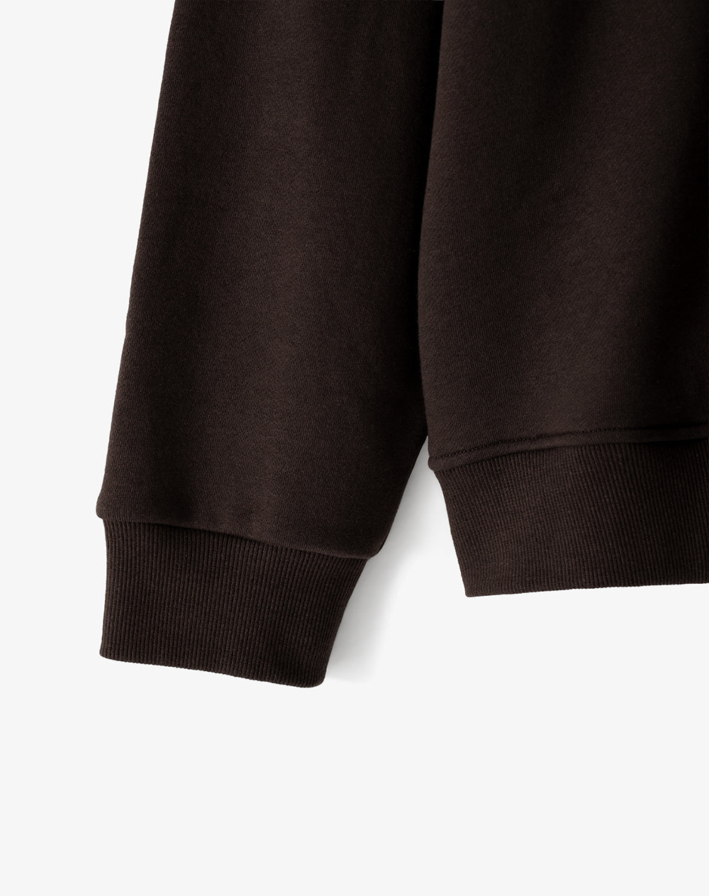 Buzo tipo polo café hombre