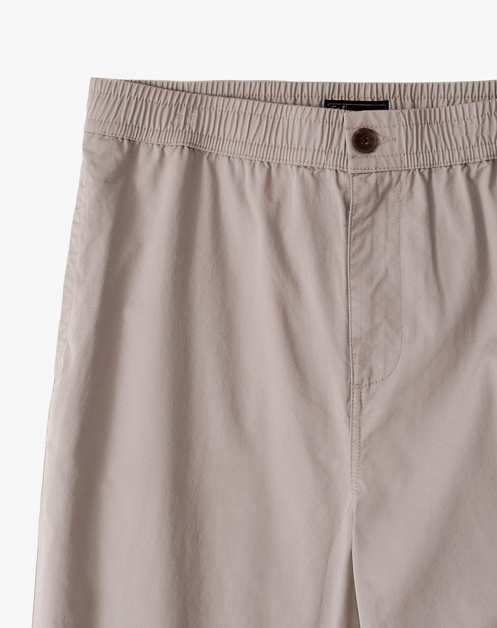 Pantalón recto drill algodón habano hombre