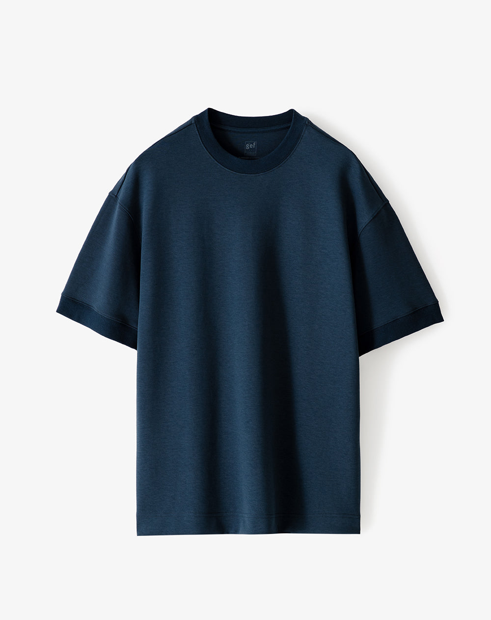 Camiseta relax oversize azul hombre