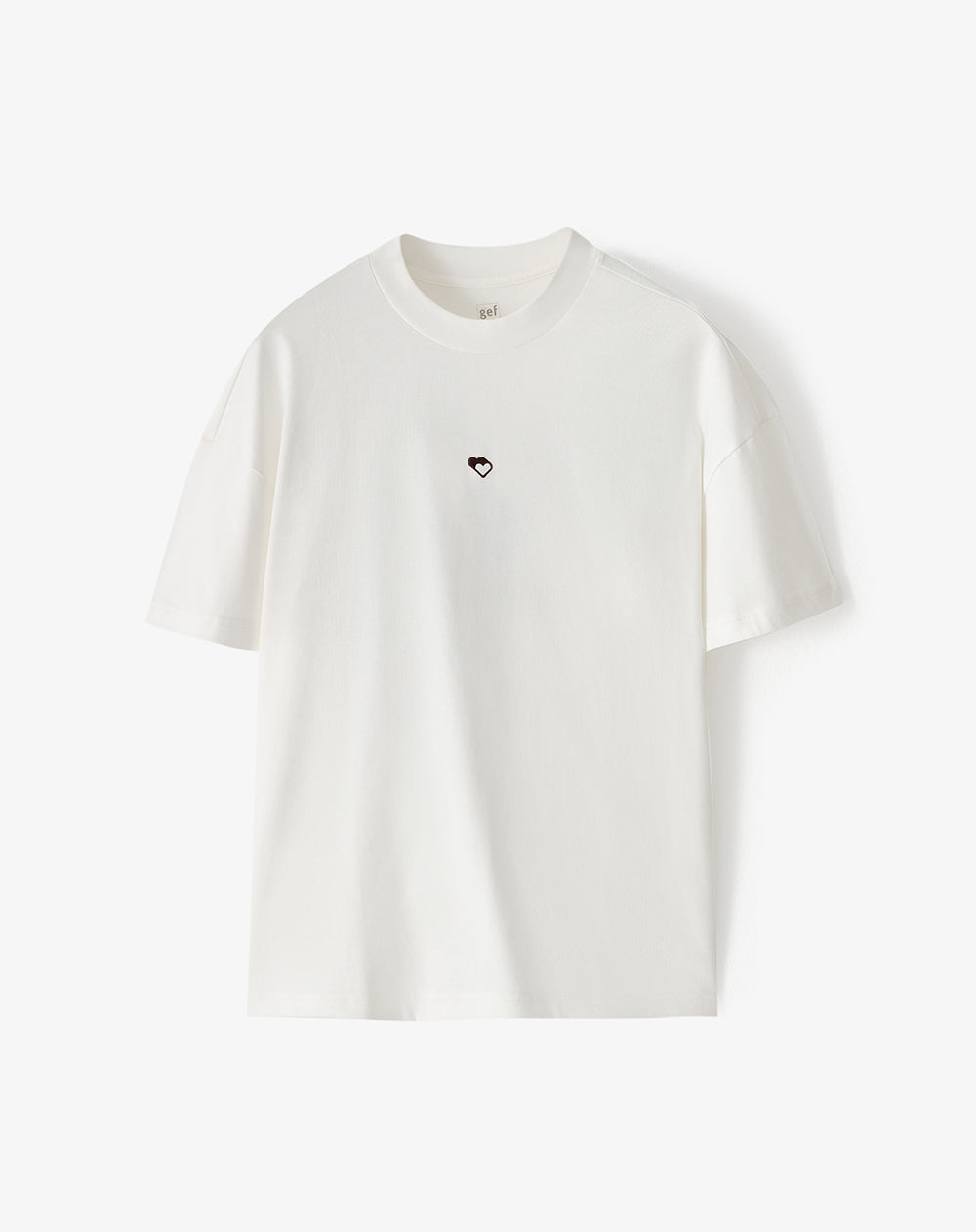 Camiseta regular fit manga corta cruda