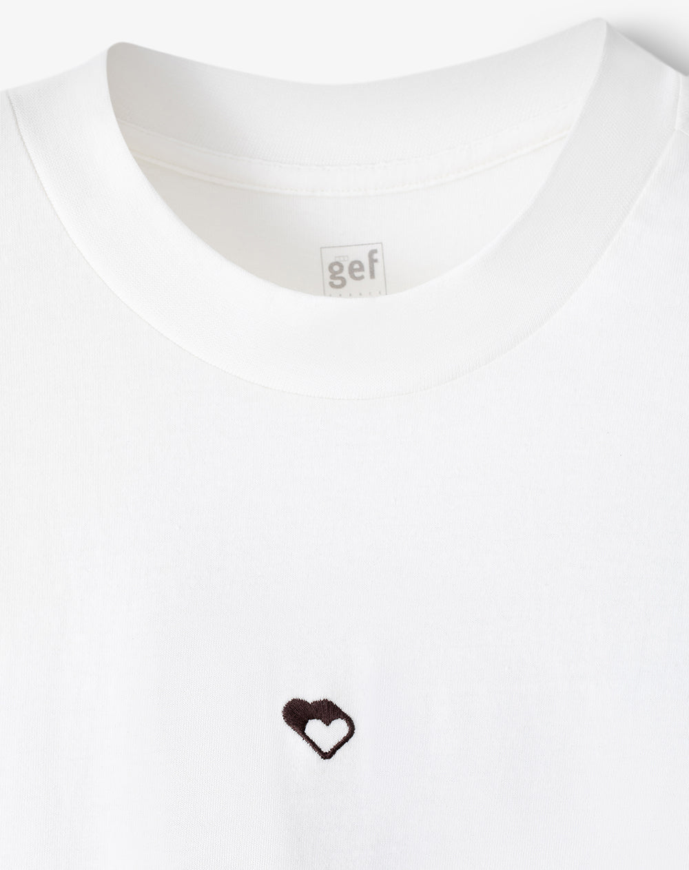 Camiseta regular algodón estampada vainilla unisex