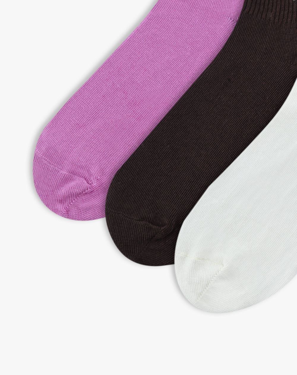 3 pares de medias cortas surtido