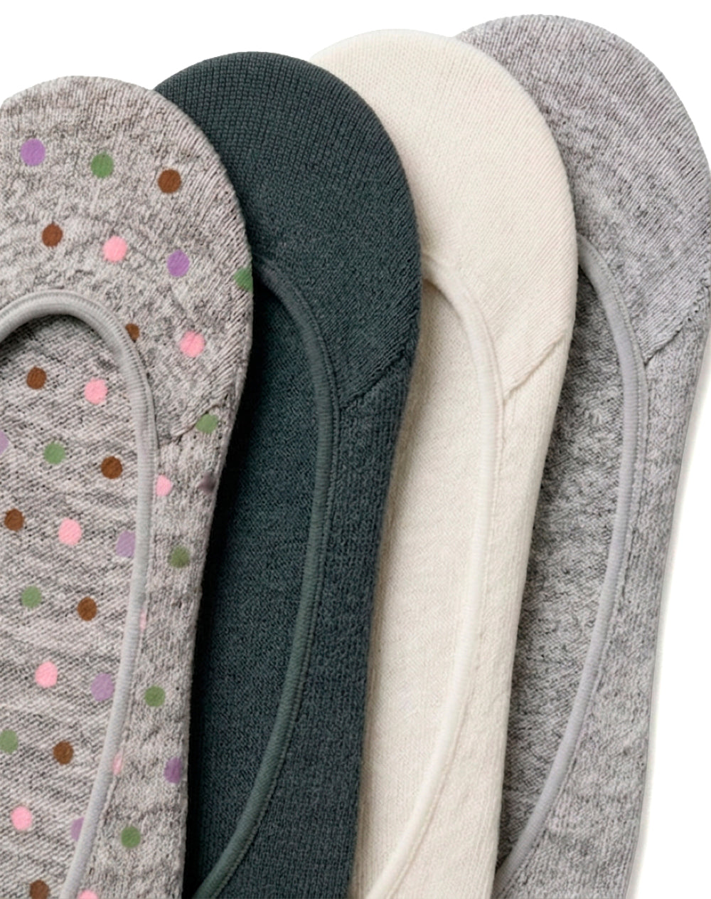4 pares de medias baletas surtido mujer