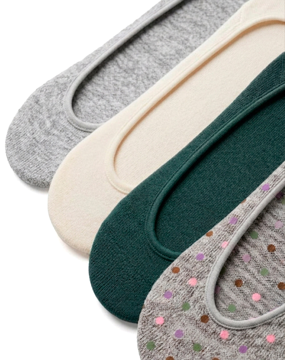 4 pares de medias baletas surtido mujer