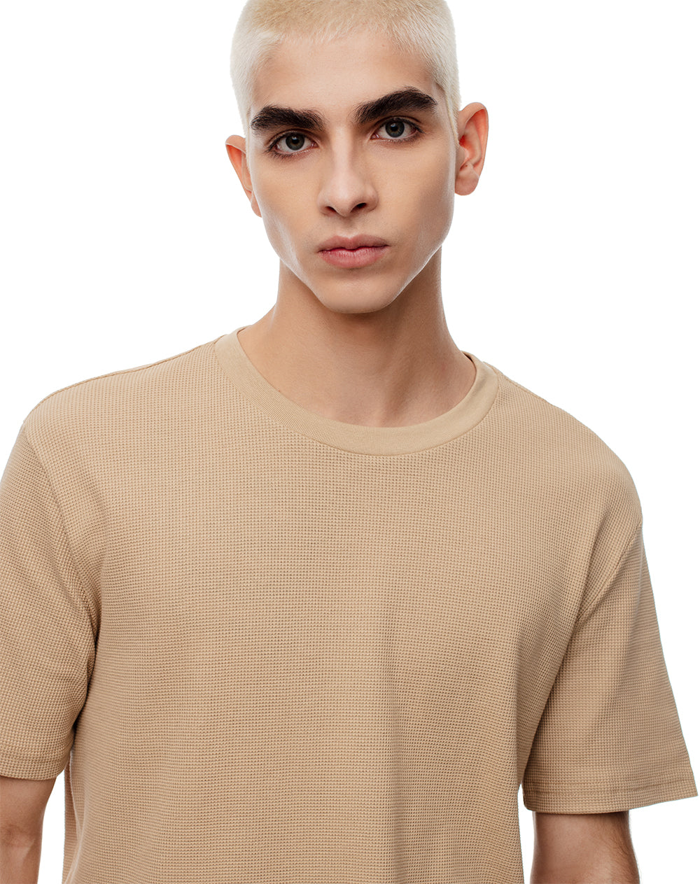 Camiseta oversized manga corta habana