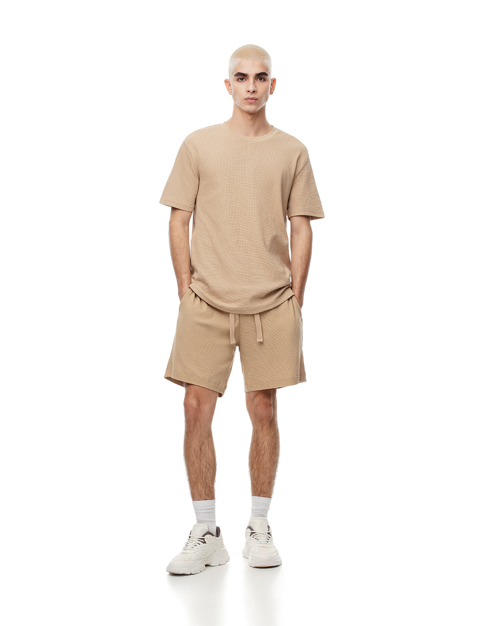 Camiseta oversized manga corta habana