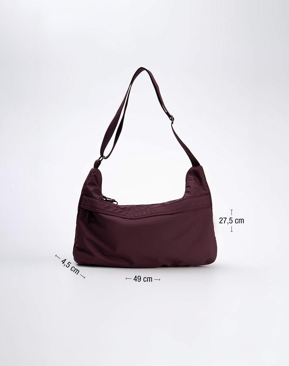 Bolso casual vinotinto hombre