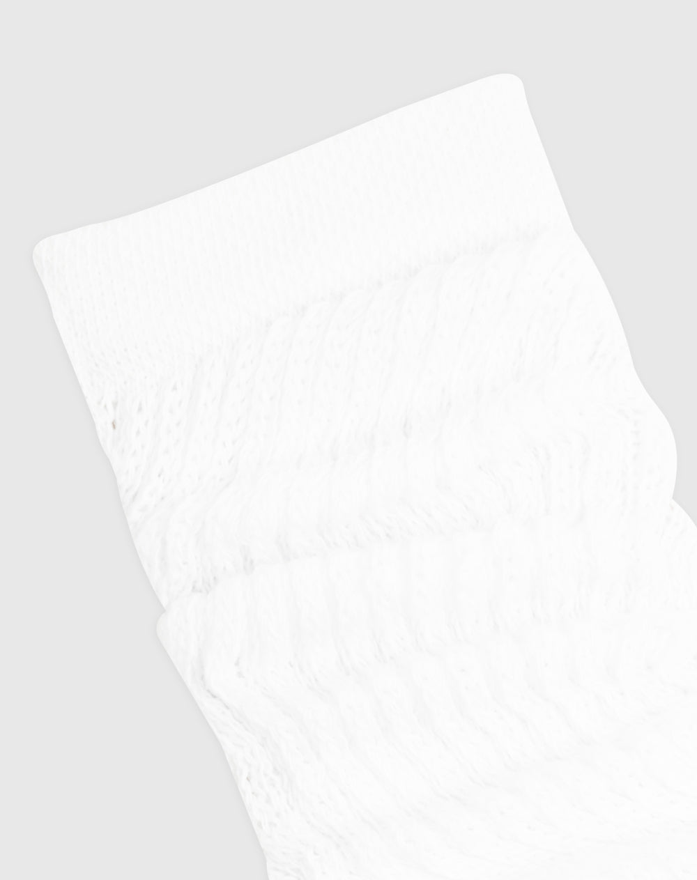 Medias para niña extra largas algodón pack x2unds blancas