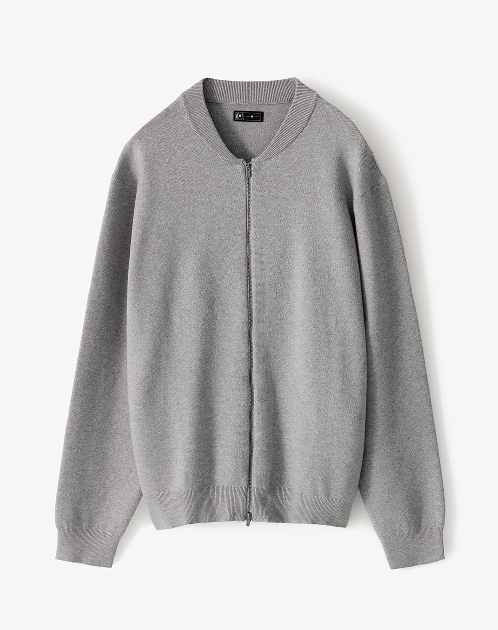 Buzo regular fit gris jaspe