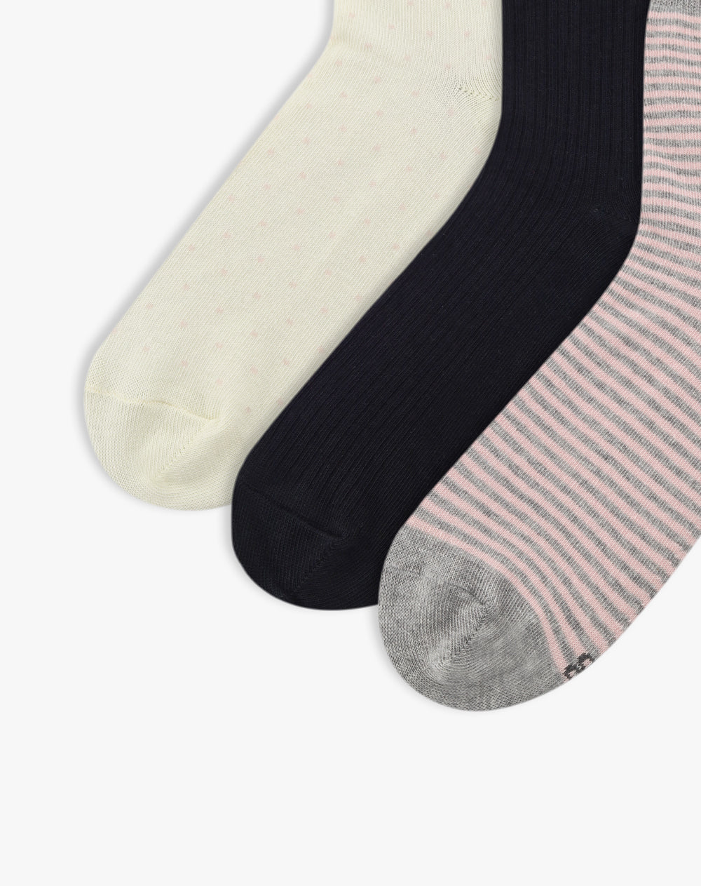 Medias mujer largas pack x3 surtido