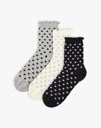 Medias mujer largas pack x3 surtido