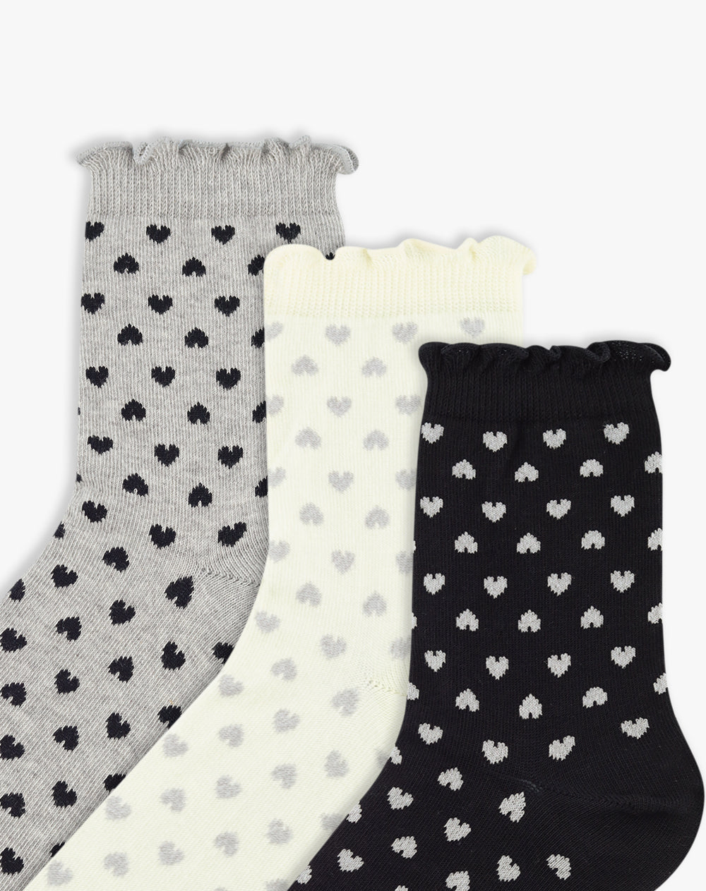 Medias mujer largas pack x3 surtido