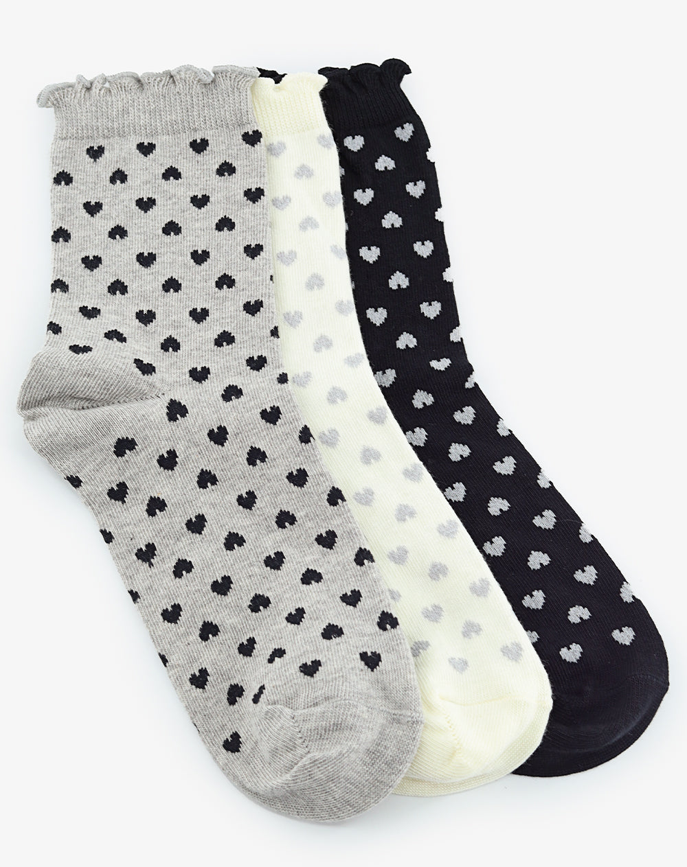 Medias mujer largas pack x3 surtido
