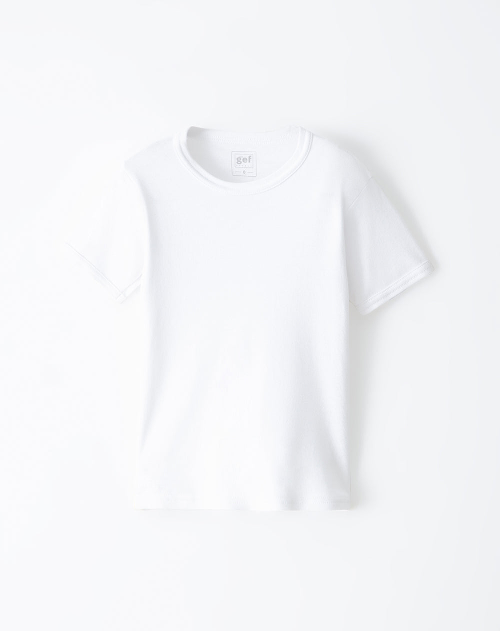 2 camisetas Hercules slim fit manga corta blanca