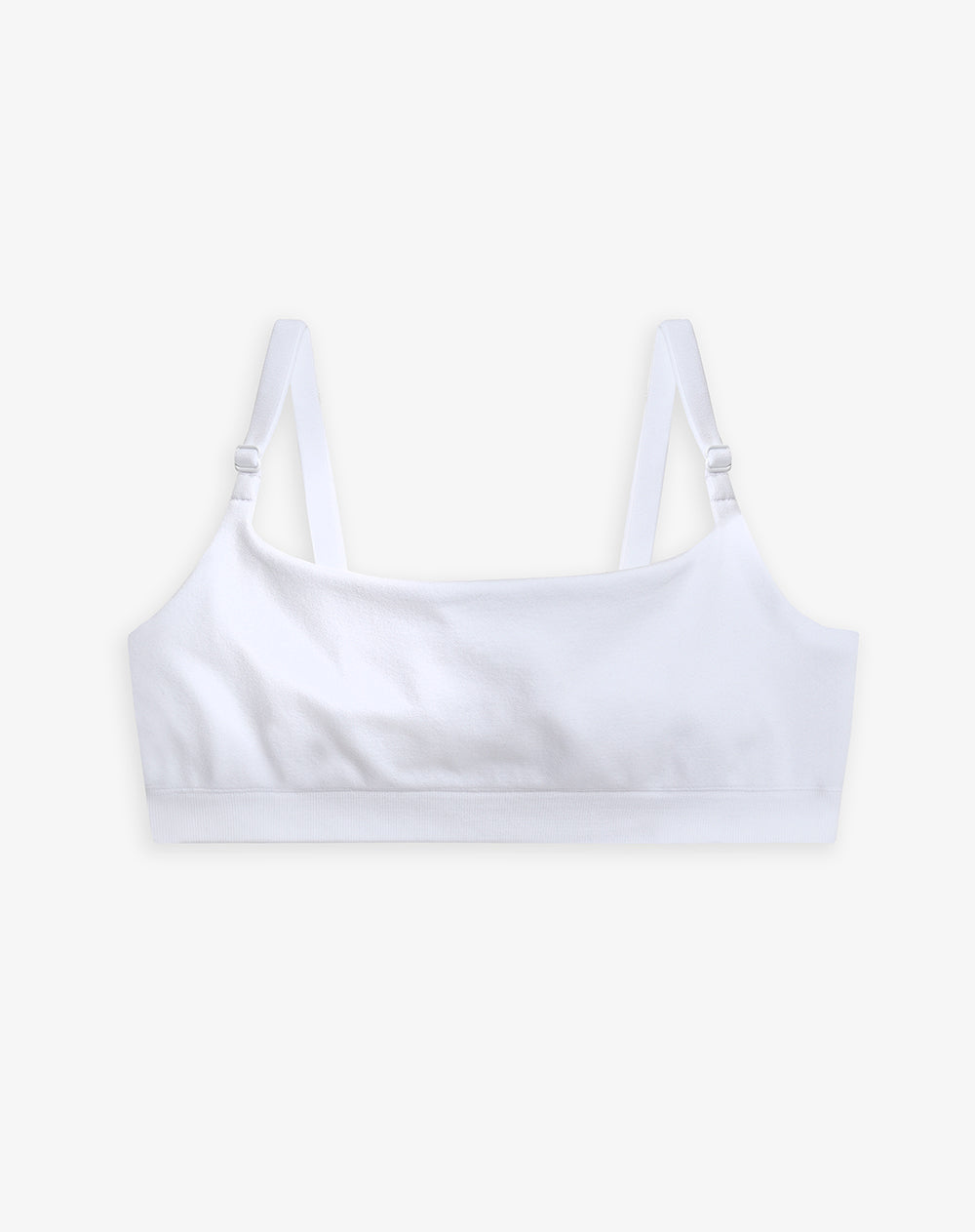 Top soporte medio blanco mujer