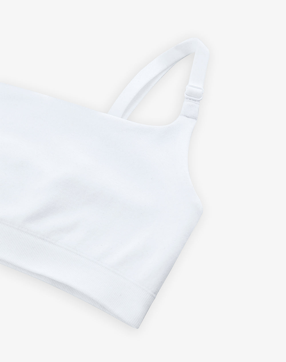 Top soporte medio blanco mujer