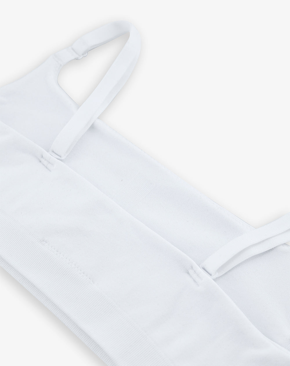 Top soporte medio blanco mujer