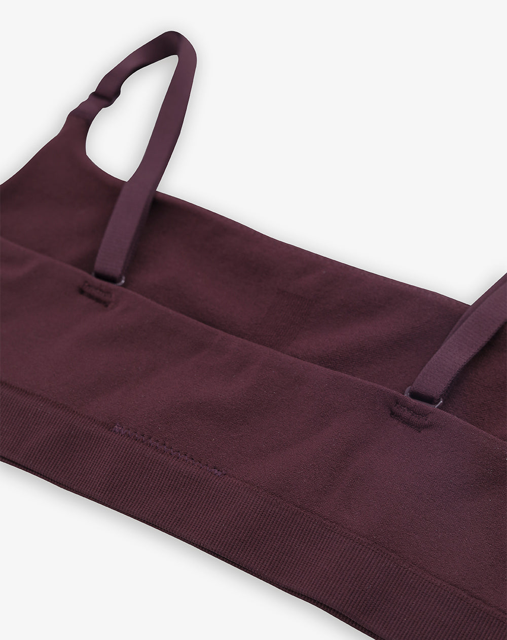 Top soporte medio vino tinto mujer