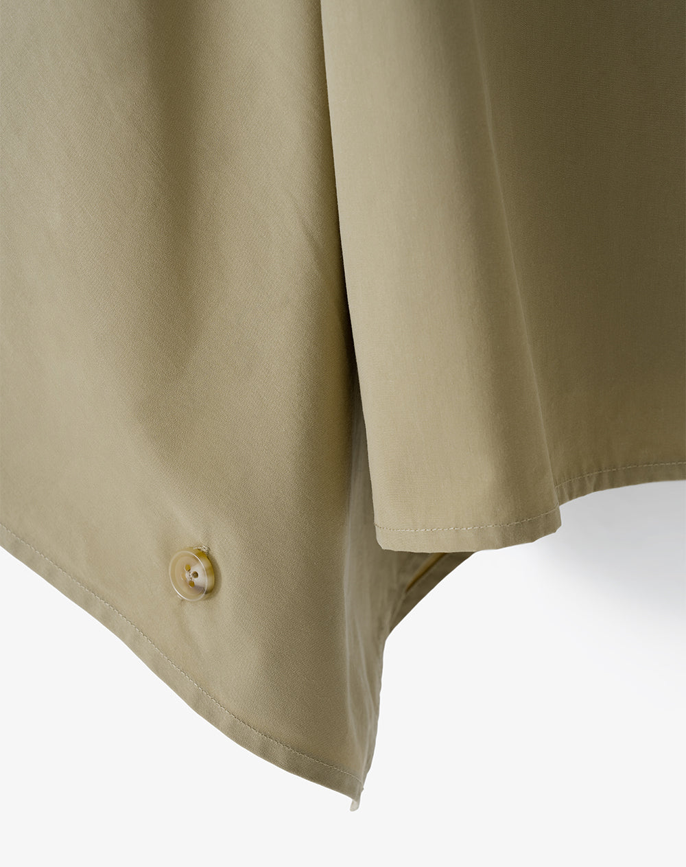 Chaleco tipo capa oversize drill café mujer