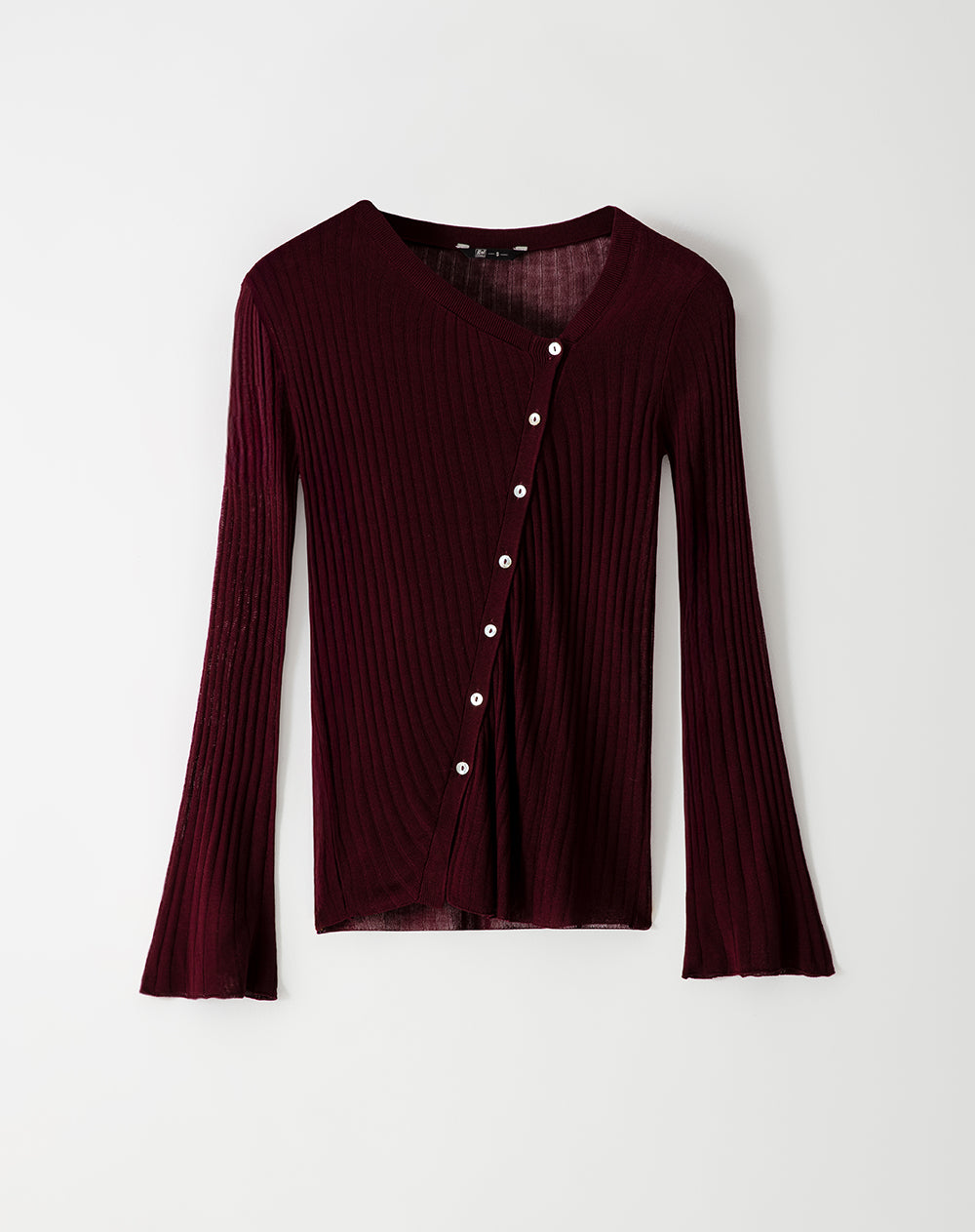 Buzo fitted fit vino tinto
