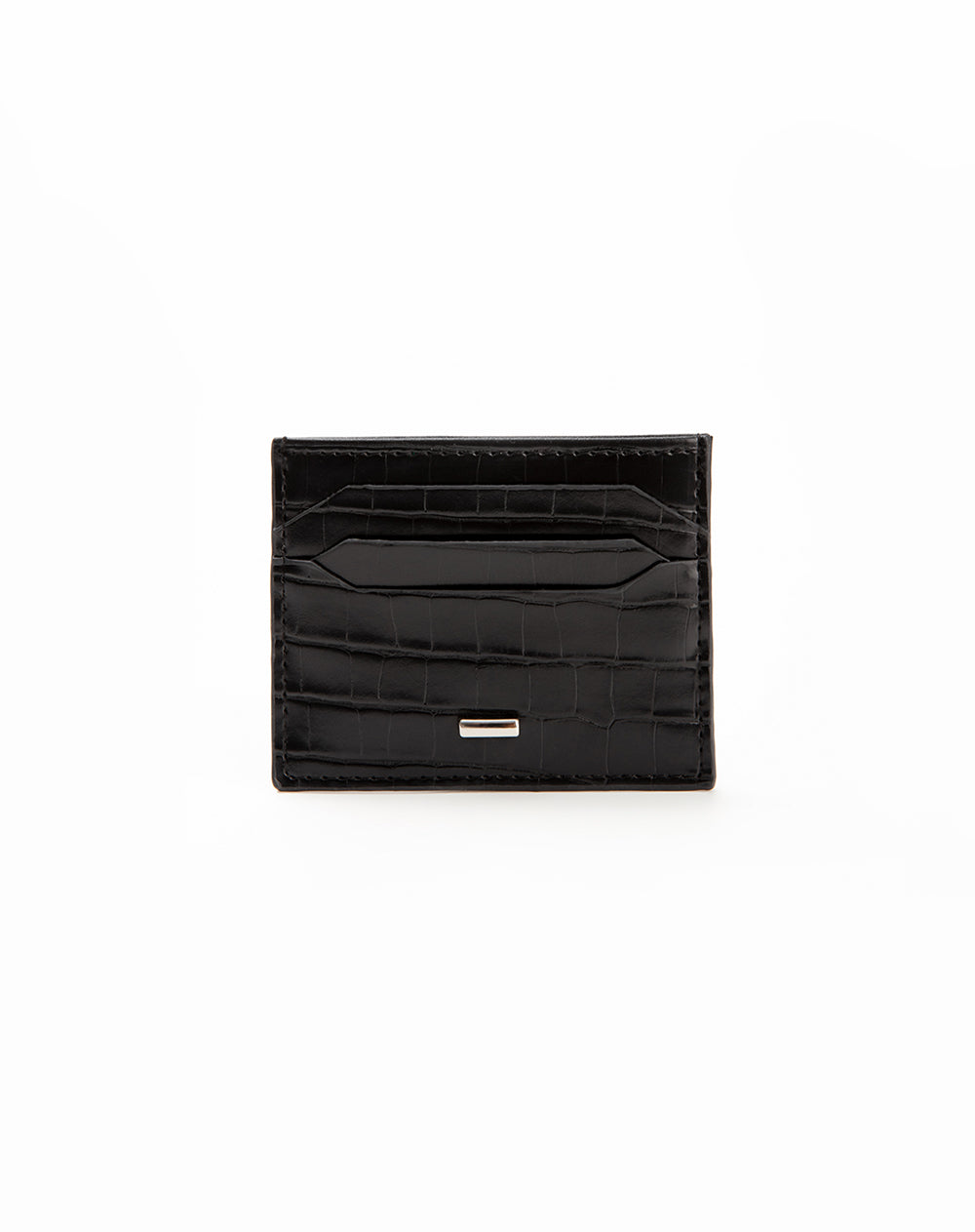 Porta tarjetas negra