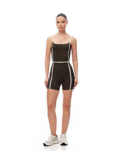 Enterizo fitted fit chocolate