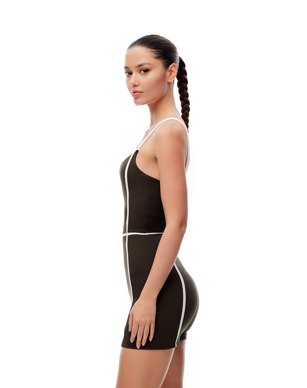 Enterizo fitted fit chocolate
