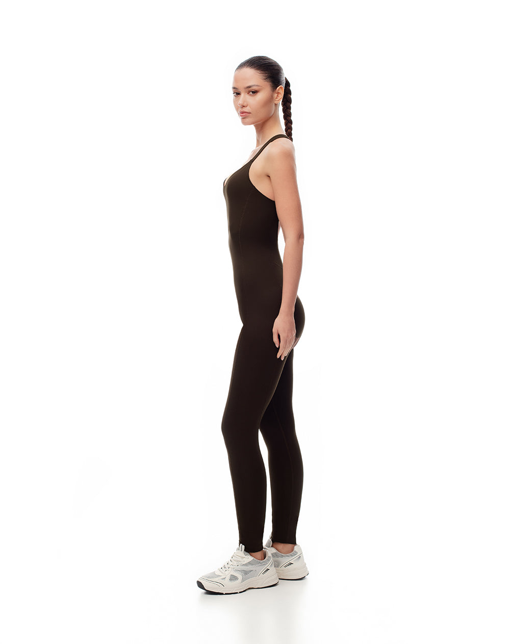Enterizo fitted fit chocolate