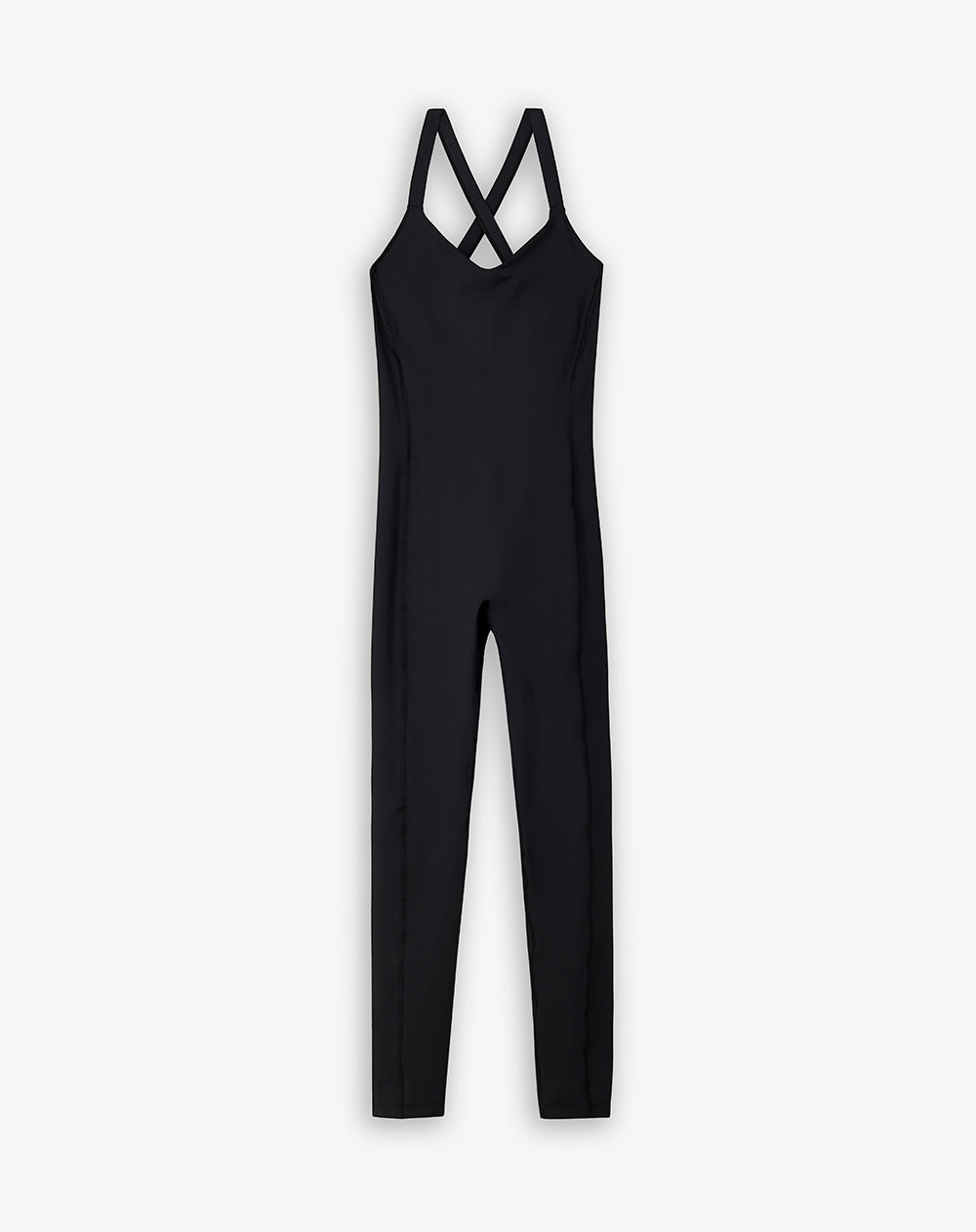 Enterizo deportivo secado rápido negro mujer