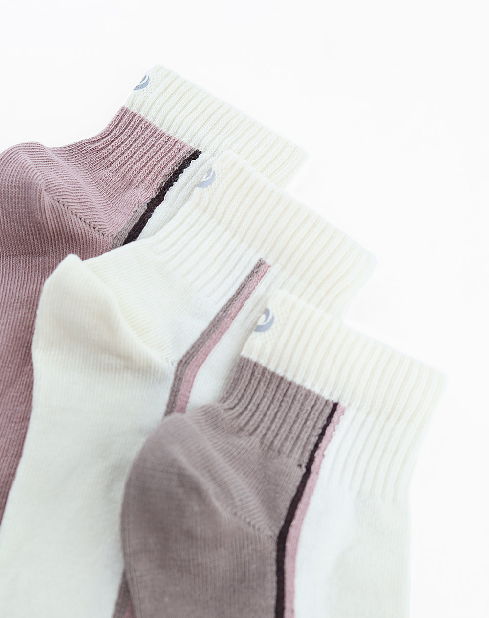 Medias mujer tobillera pack x3 surtido