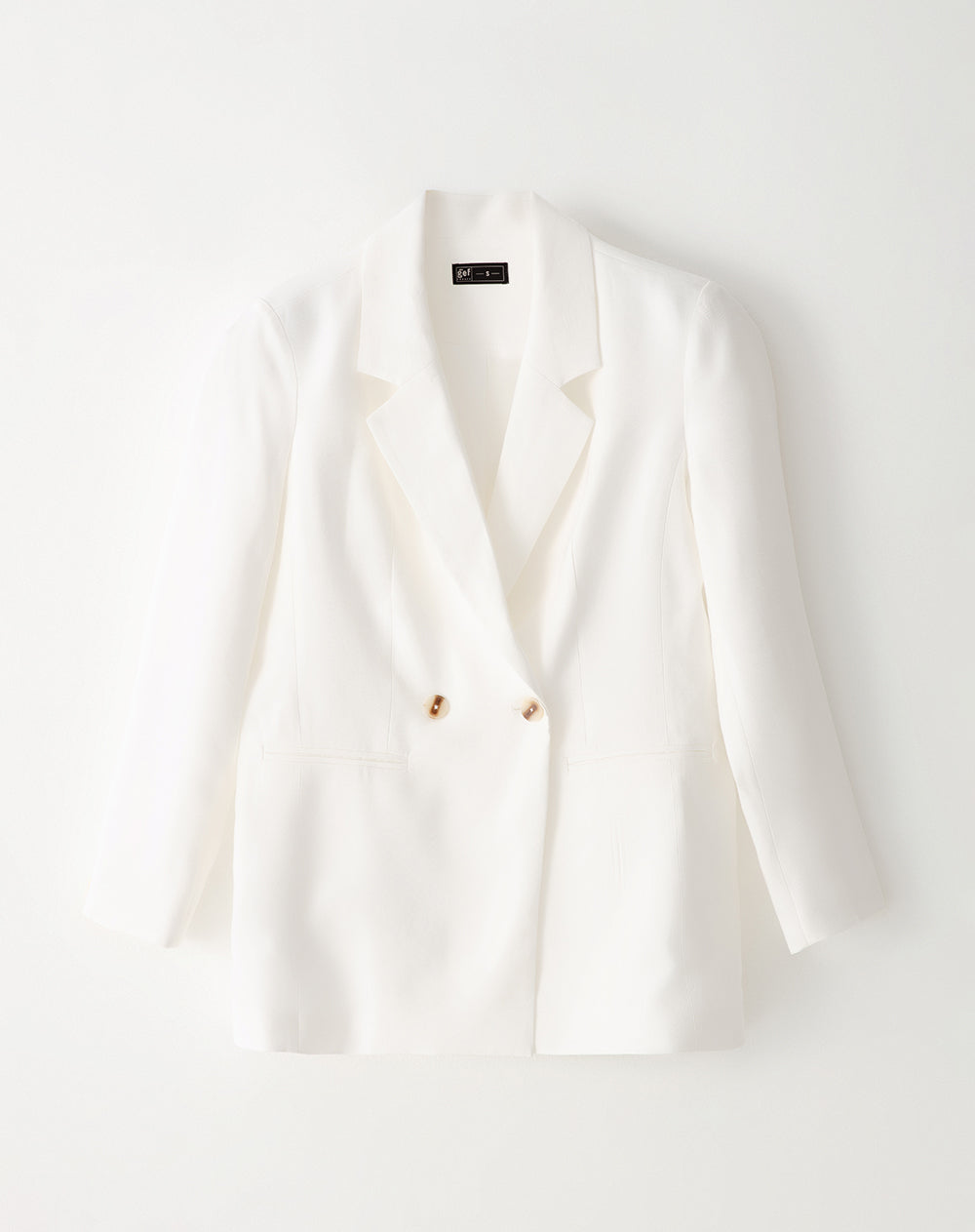Chaqueta oversized fit sin capucha habana