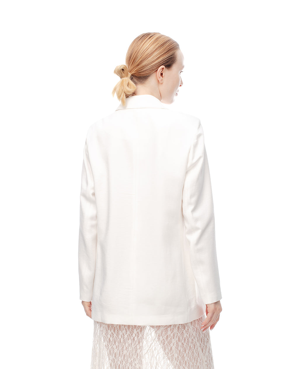 Chaqueta oversized fit sin capucha habana