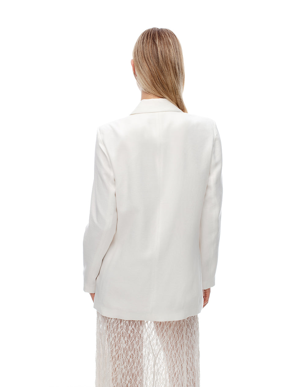 Chaqueta oversized fit sin capucha habana
