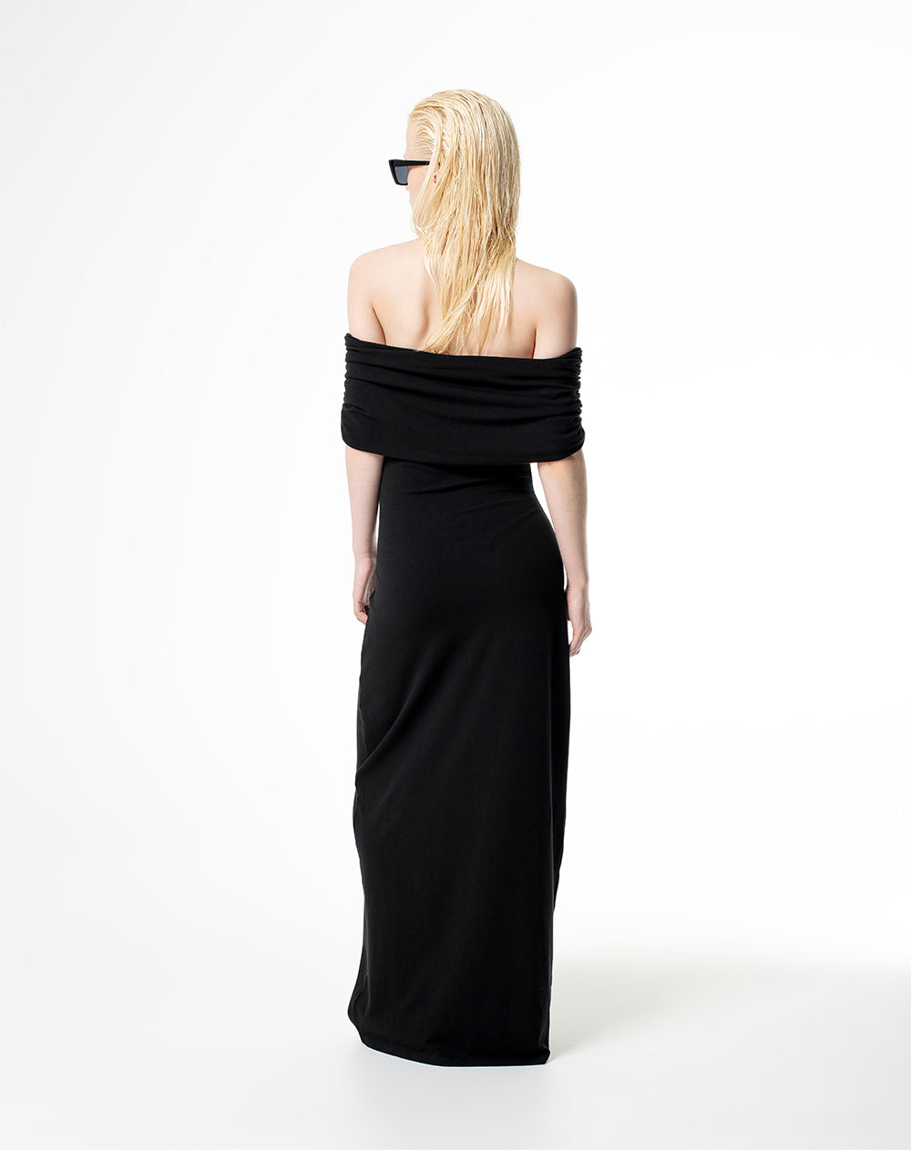 Vestido largo negro