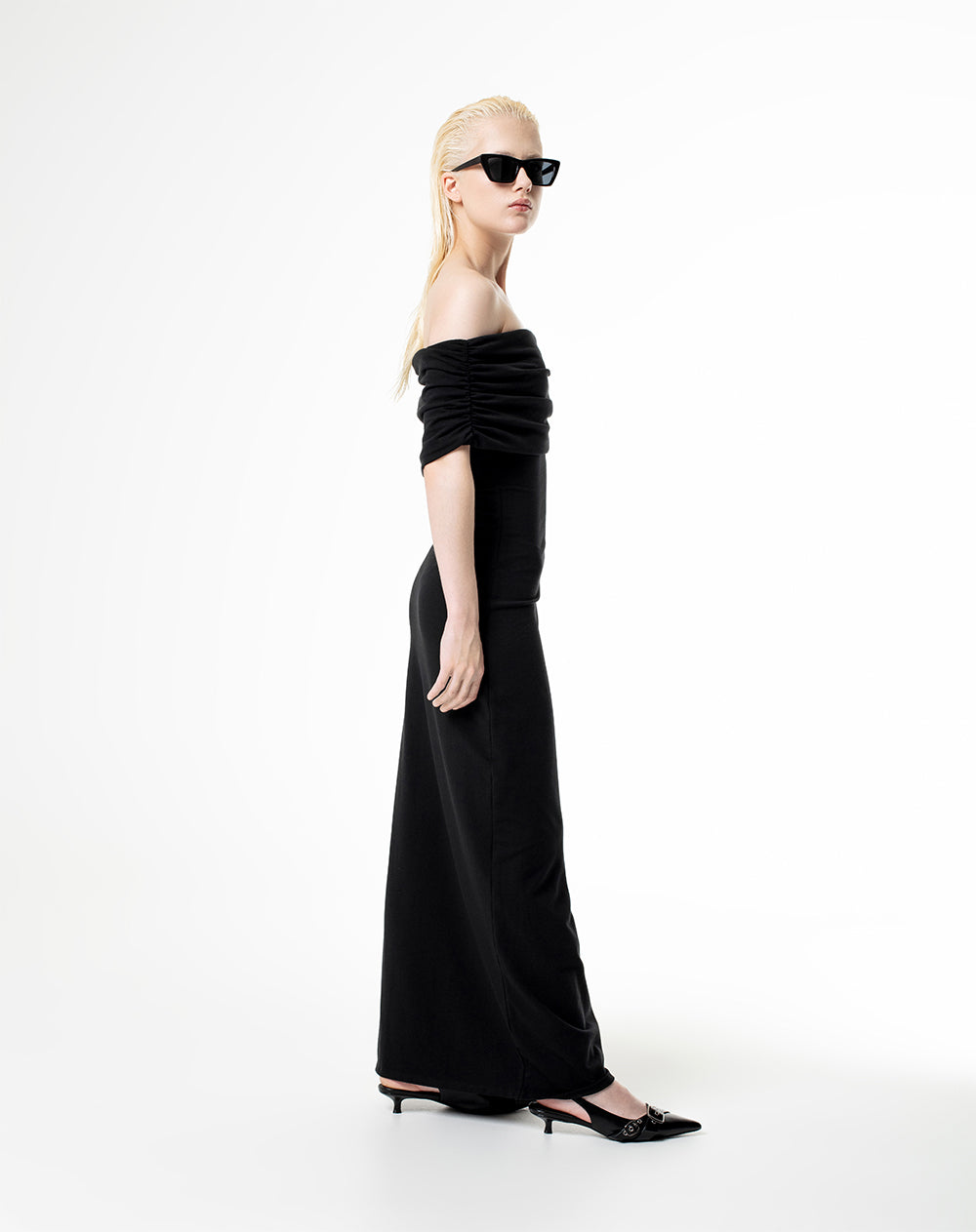 Vestido largo negro
