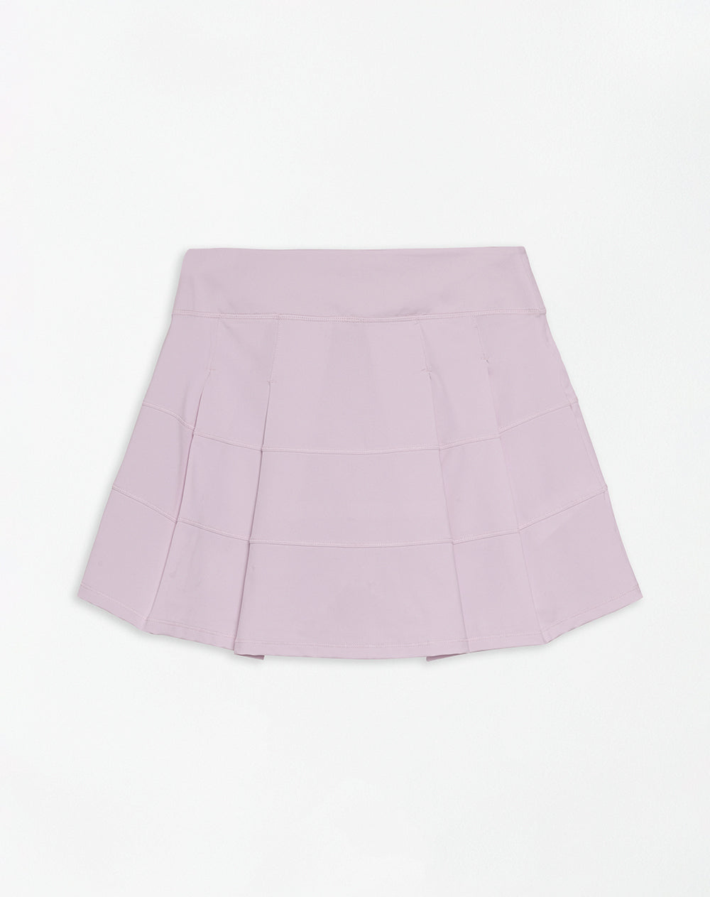Falda short tiro alto lila claro